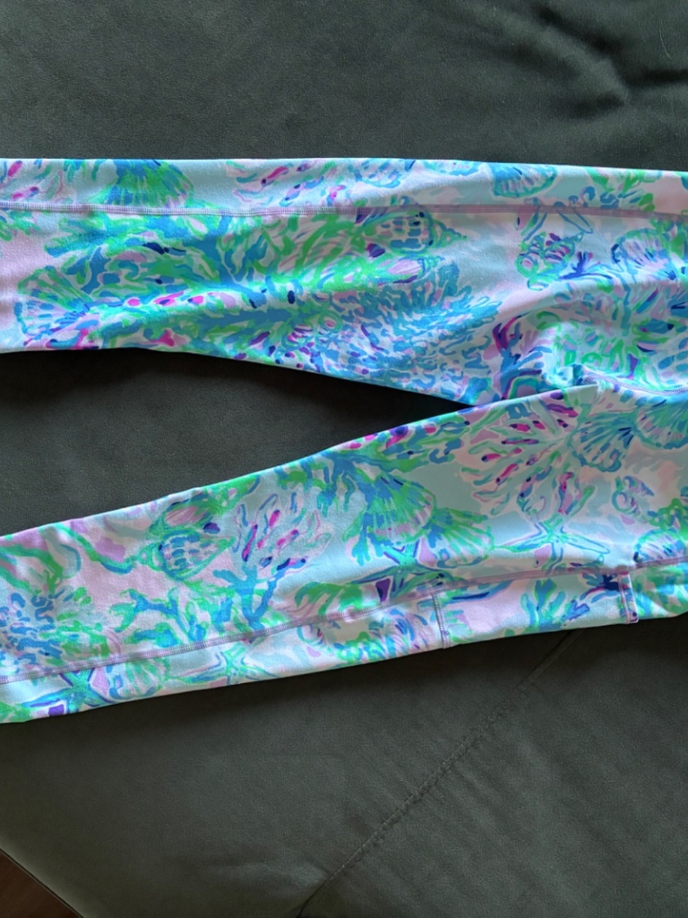 NWT Lilly Pulitzer Upf 50 Luxletic weekender crop stretch exercise pants S - Picture 8 of 11